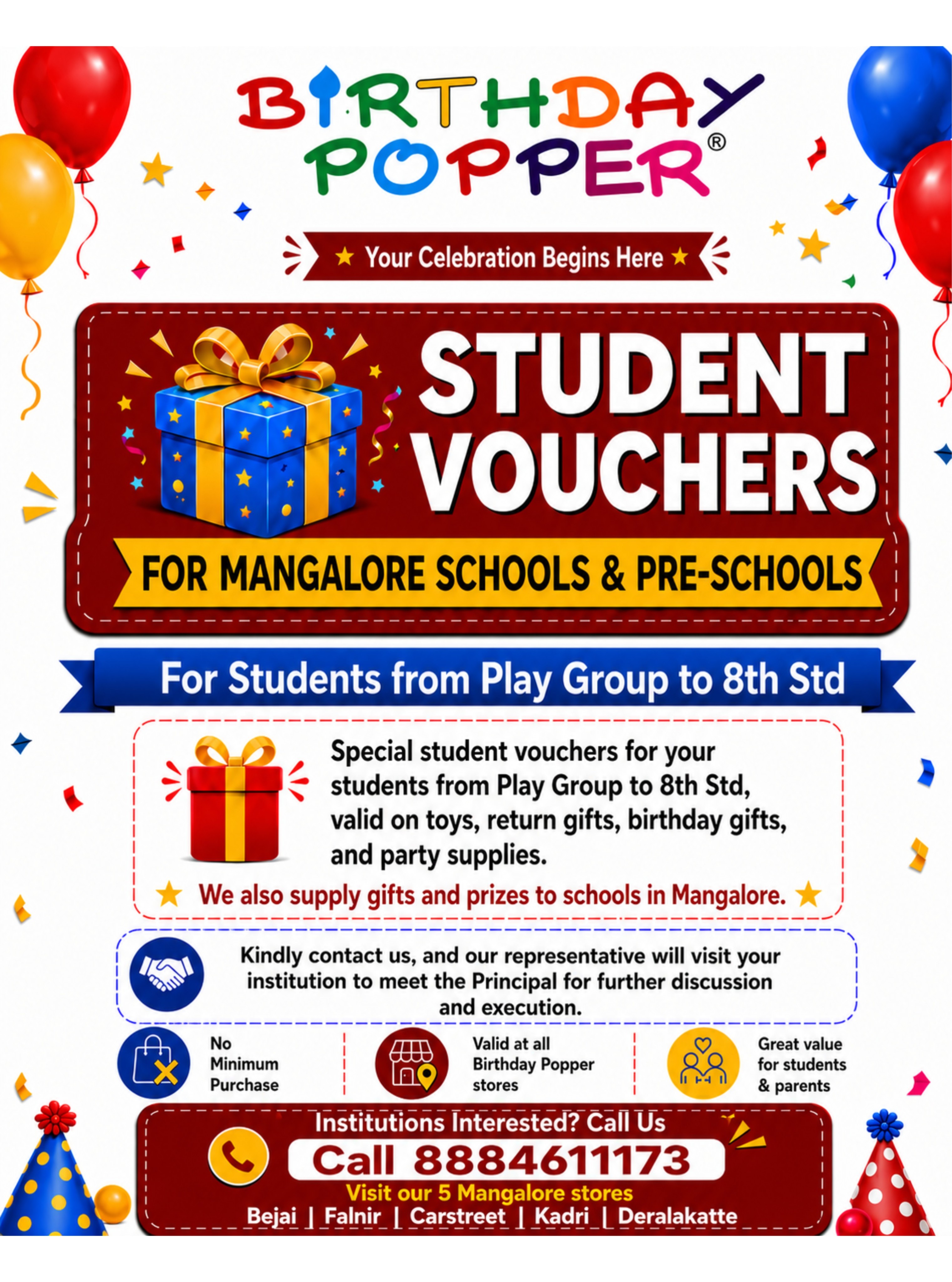 Birthday Return Gifts - Birthday Popper Facebook ad
