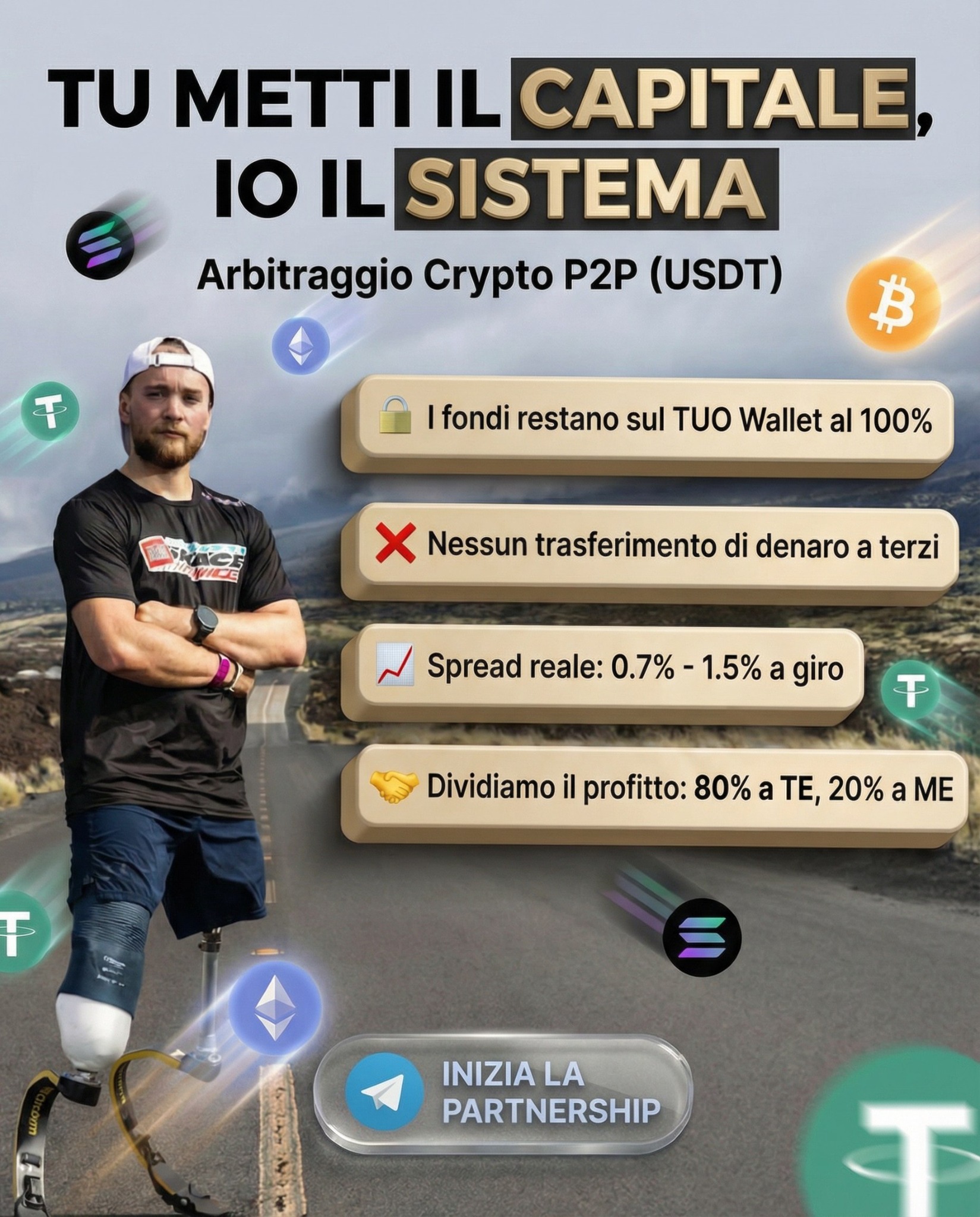 Daan Crypto Community Facebook ad from Feb 19, 2026