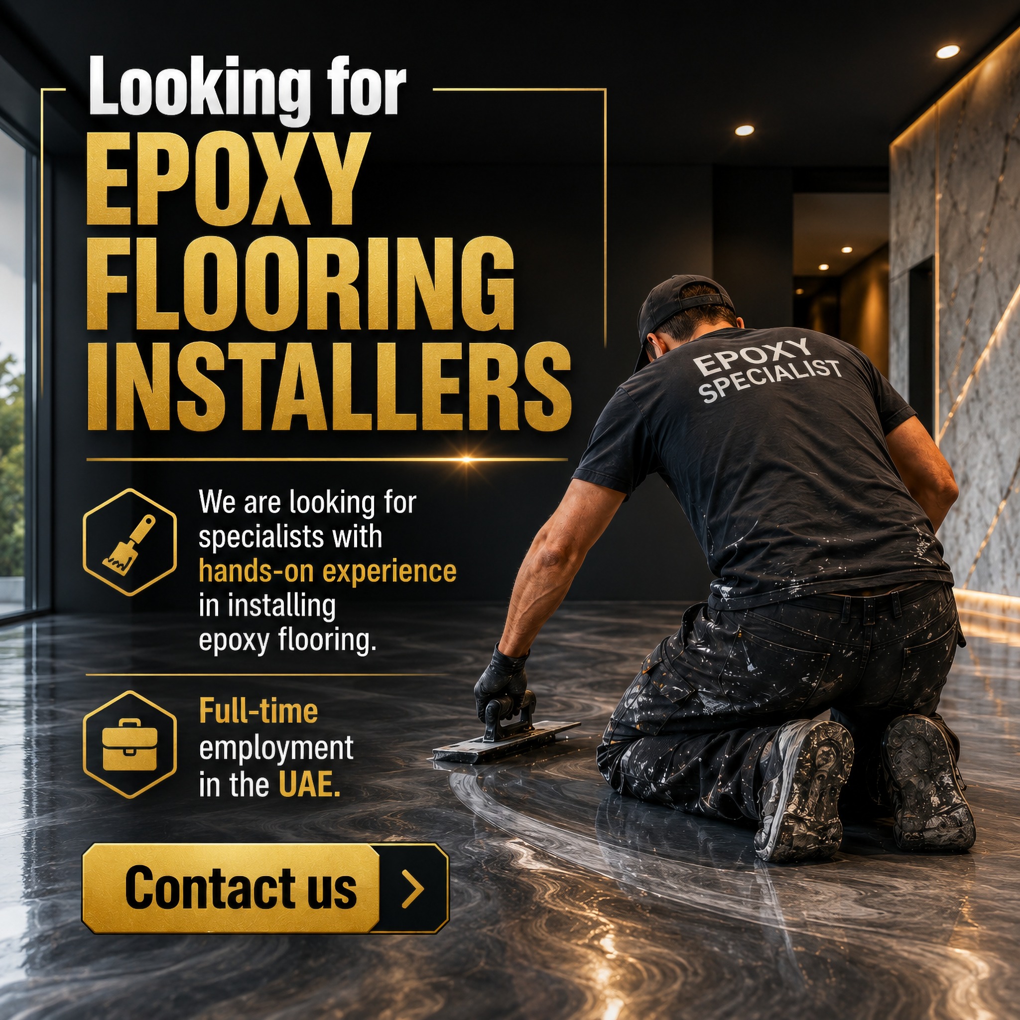 RBS GROUP Facebook ad: Epoxy Flooring Installers