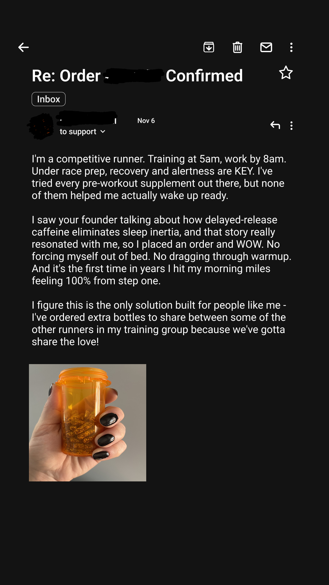 Zest - Wake-Up Pills Facebook ad