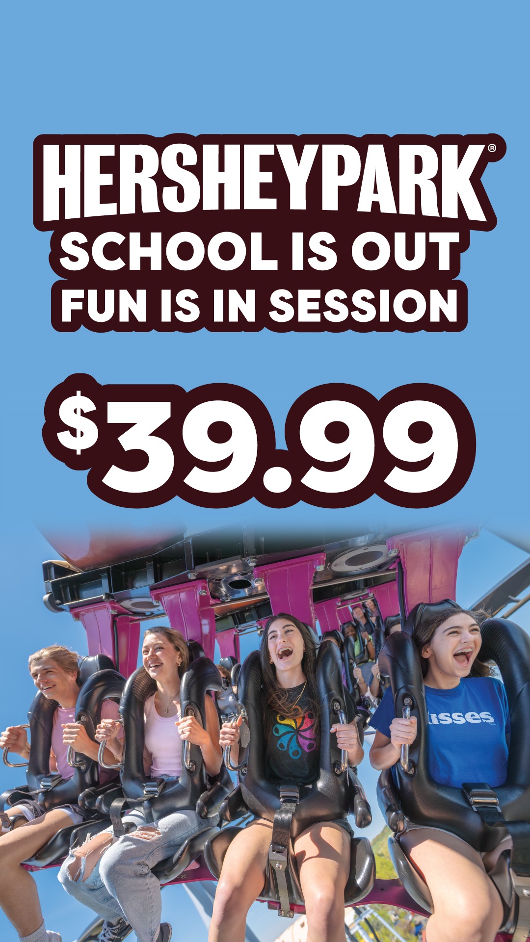 Hersheypark Facebook ad