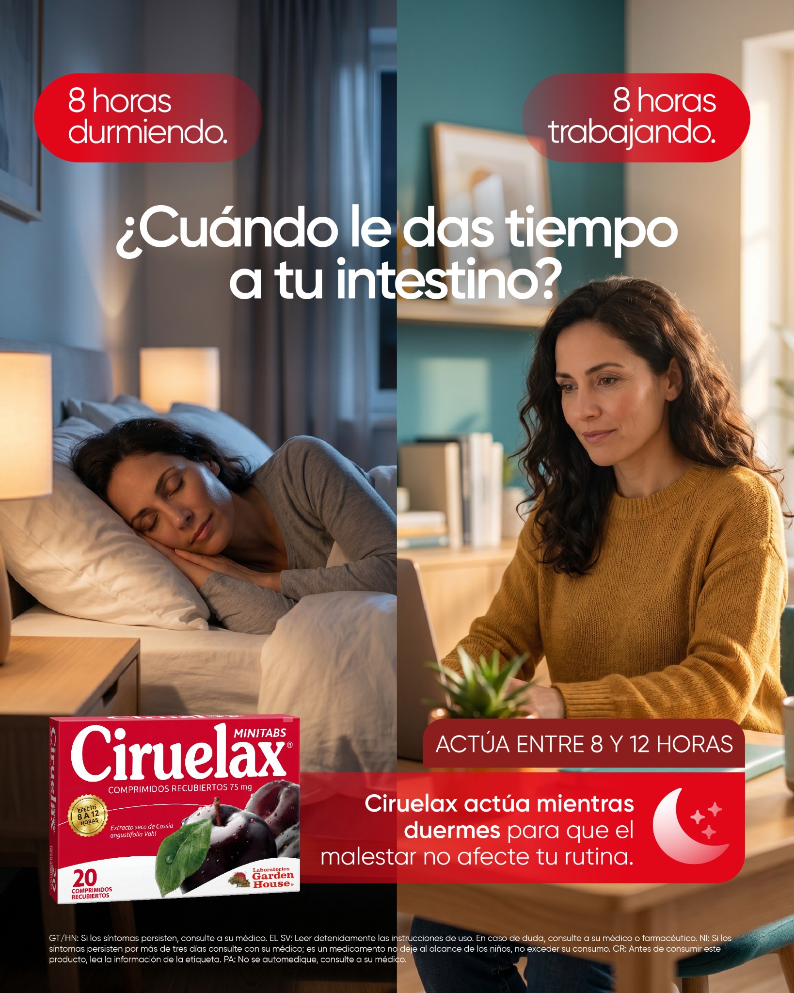 Ciruelax Centroamérica Facebook ad: Y tu intestino esperando que alguien le haga…