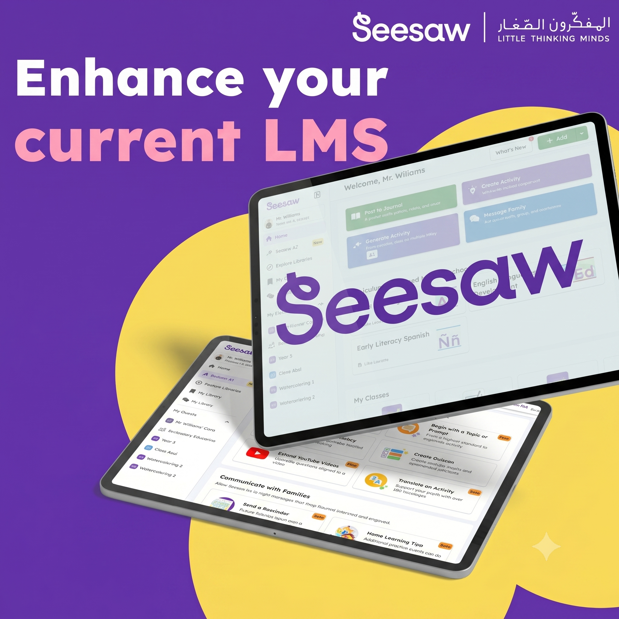 Seesaw Facebook ad