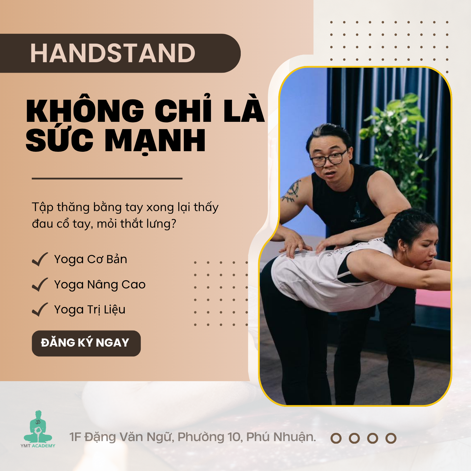 Học Viện YMT - Đào Tạo Yoga và Phục Hồi Facebook ad