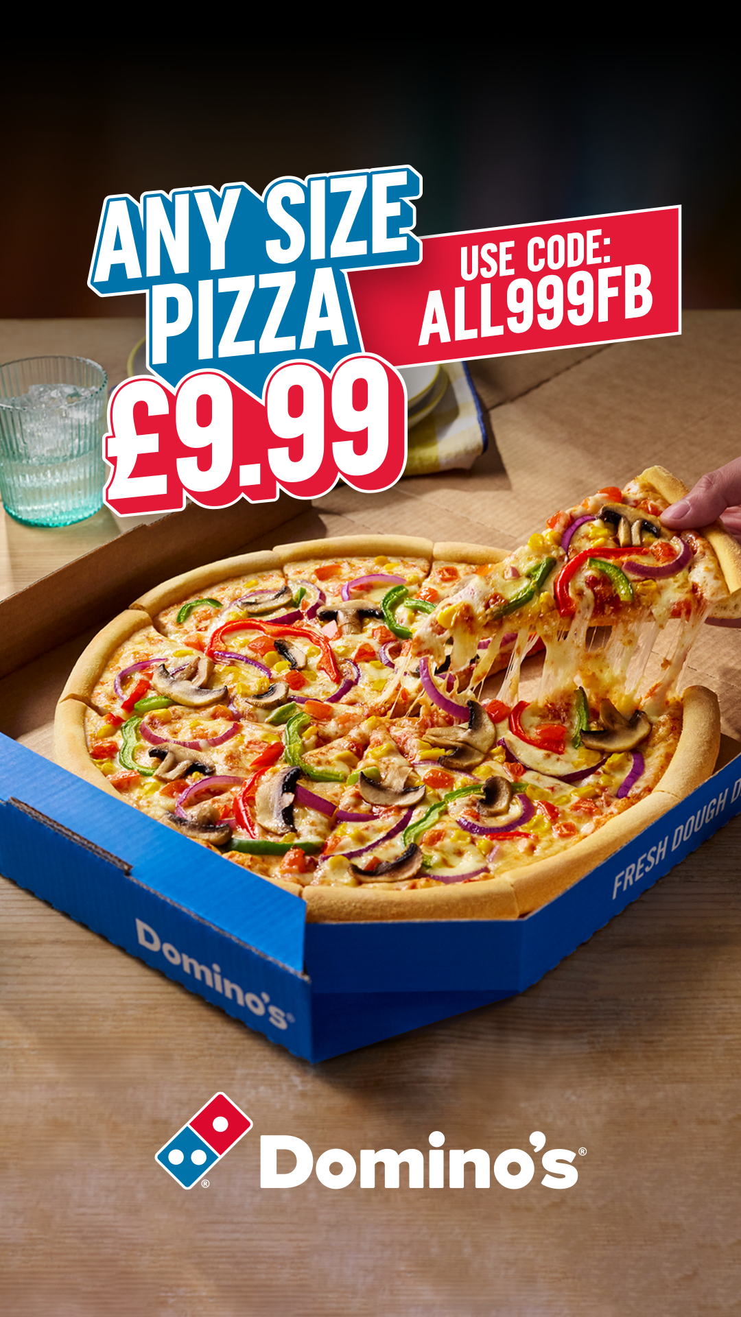 Domino's Pizza Facebook ad from Apr 21, 2026