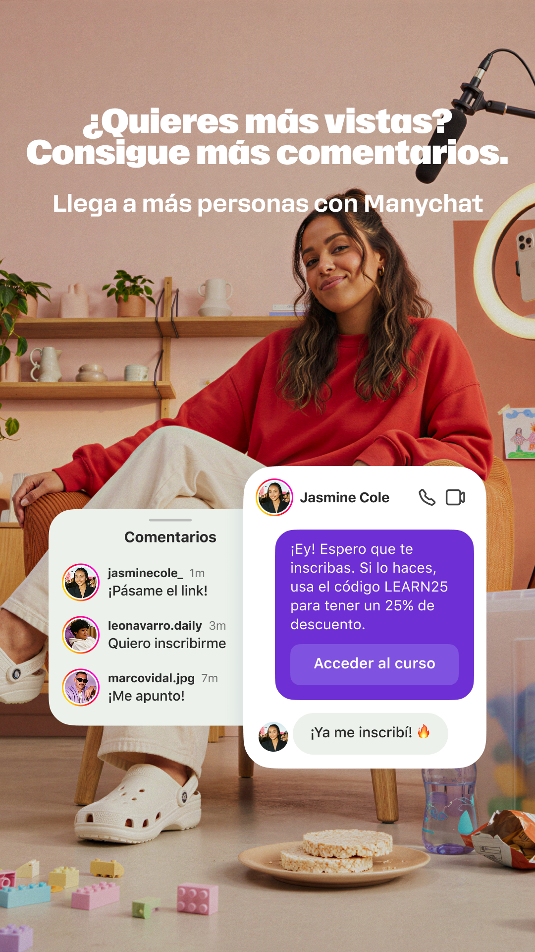 Manychat Facebook ad