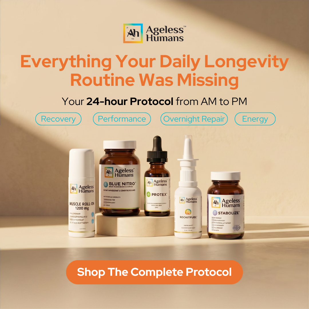 Ageless Humans Facebook ad