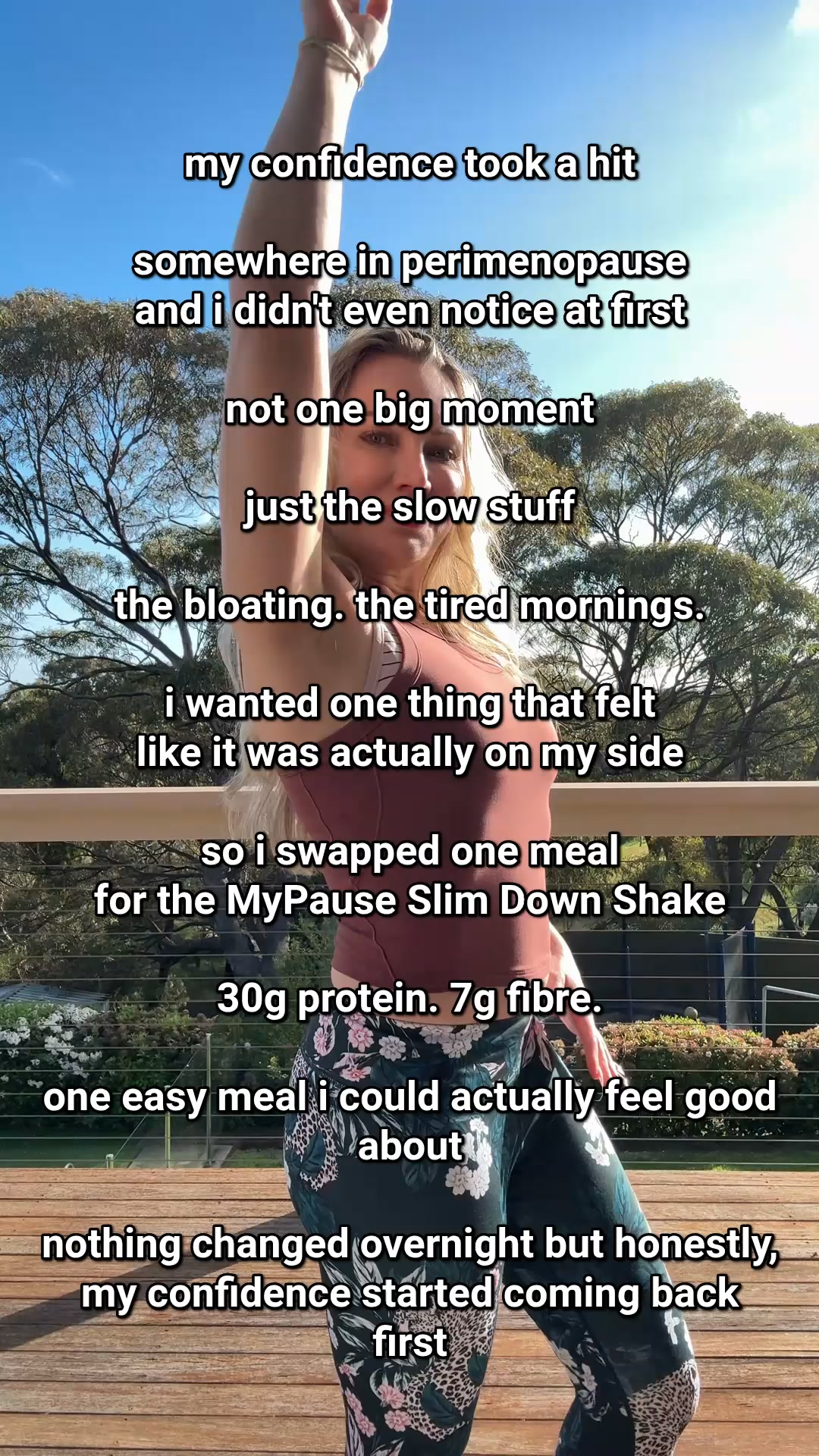 MyPause Health Facebook ad: The Shake Made For Women 40+