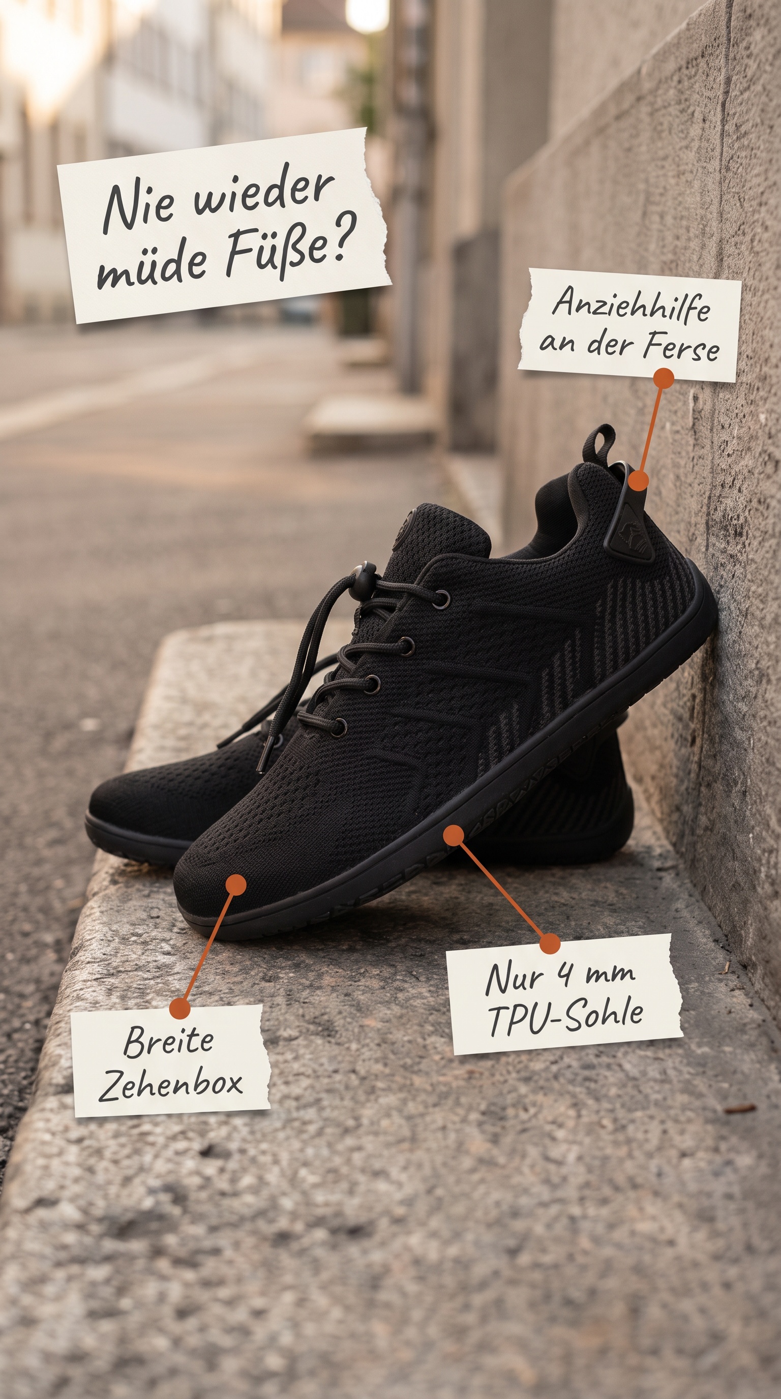 Freiluftkind Facebook ad: Der sportliche Barfuß-Sneaker, den deine Füße feiern