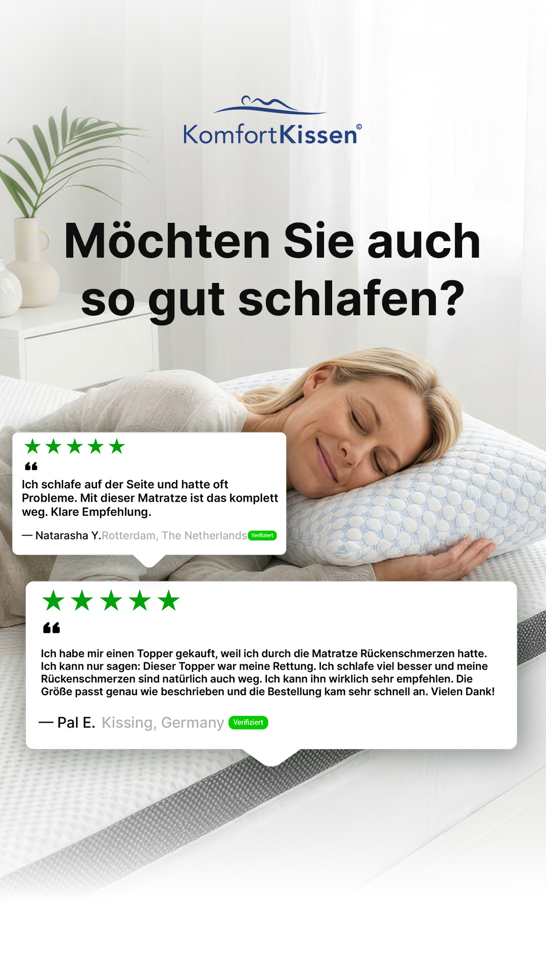 KomfortKissen Facebook ad from Mar 31, 2026