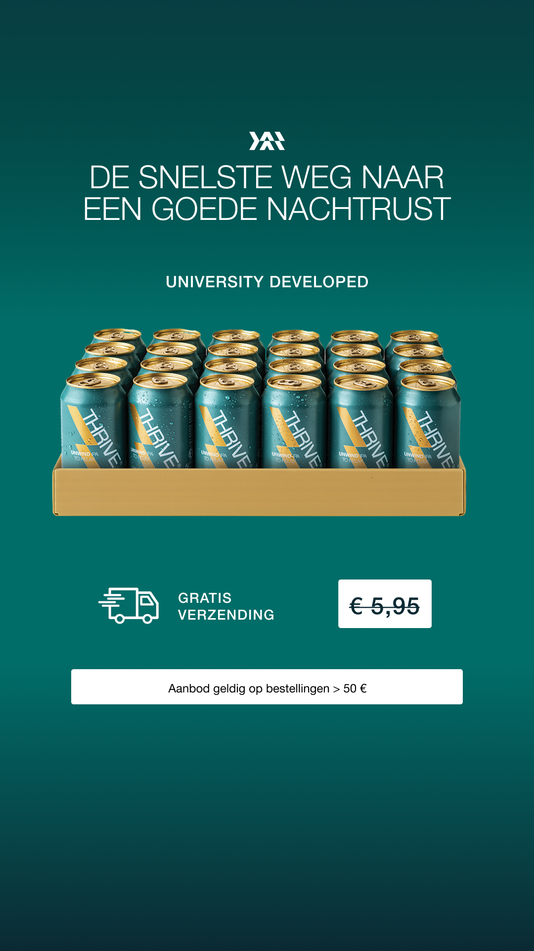 Thrive Beer Facebook ad