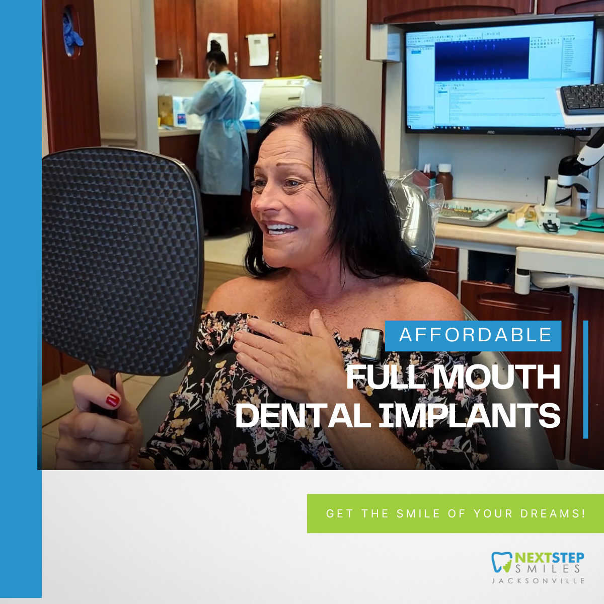 Next Step Smiles Facebook ad from Oct 28, 2025