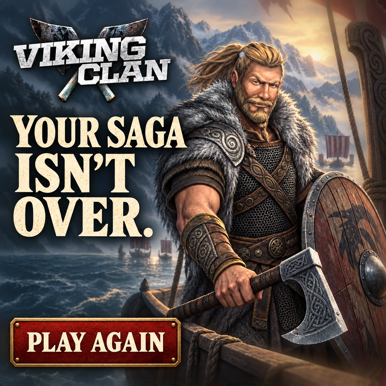 Viking Clan Facebook ad: There's still a war to be won.