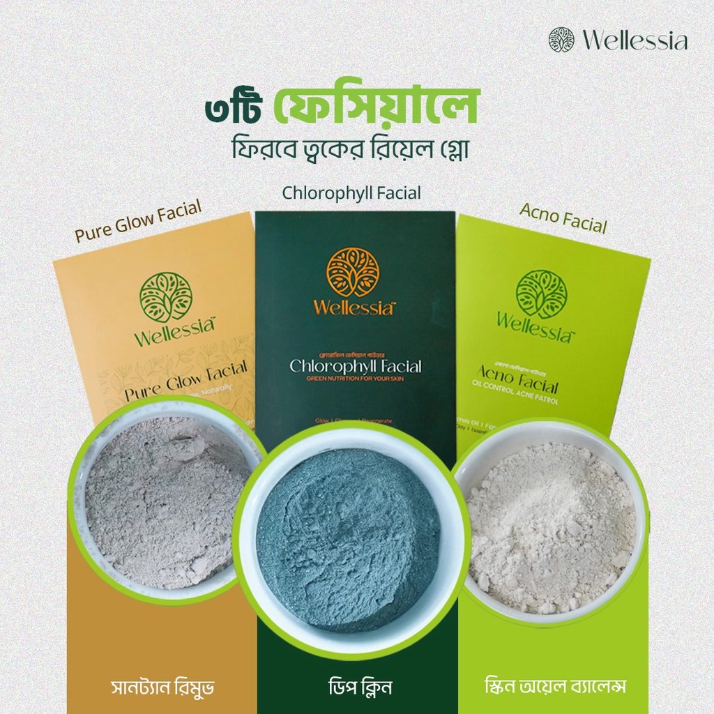Wellessia Facebook ad: স্কিনের হারানো গ্লো ফিরিয়ে আনুন আজই