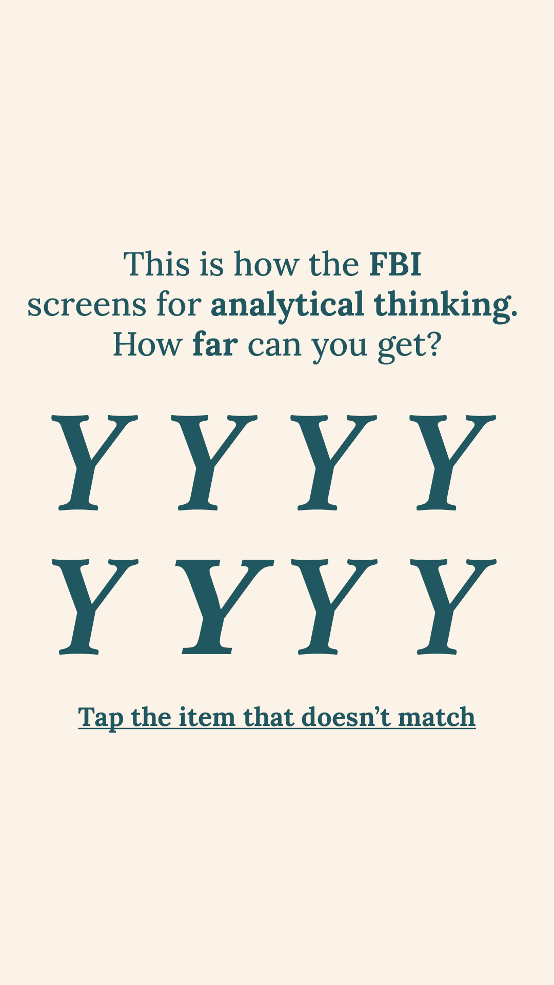 Brain Health Check Facebook ad
