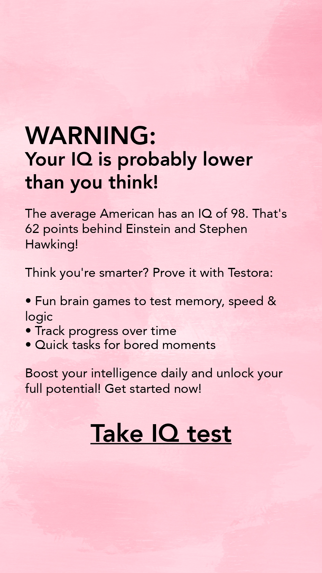 Brain Health Check Facebook ad