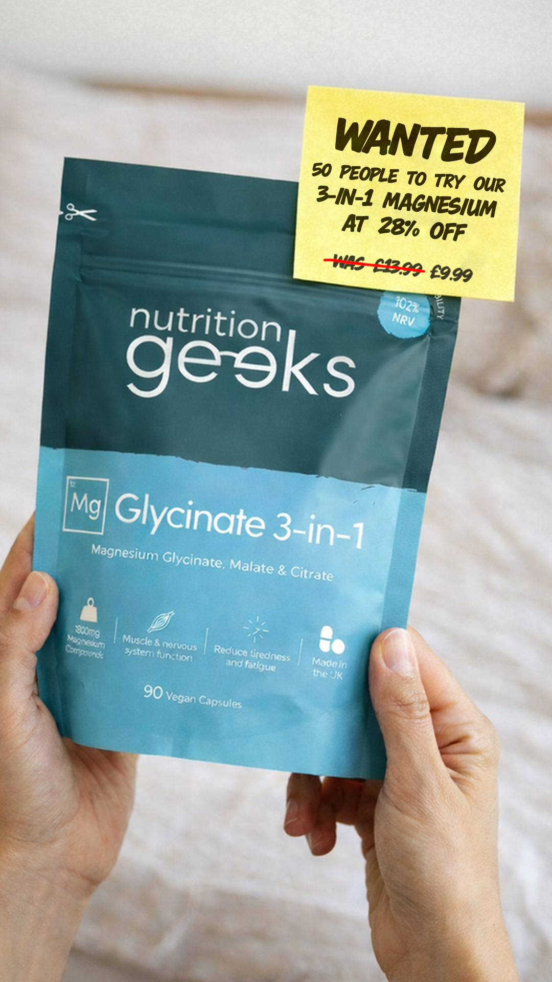 Nutrition Geeks Facebook ad