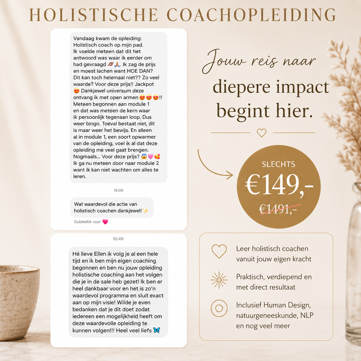 Design jouw leven Facebook ad