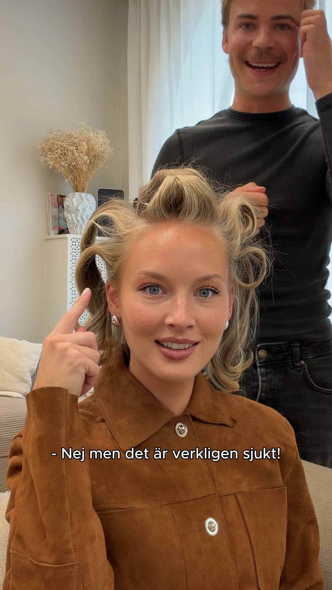 IOMI Facebook ad: Volym som håller. Hår som rör sig.