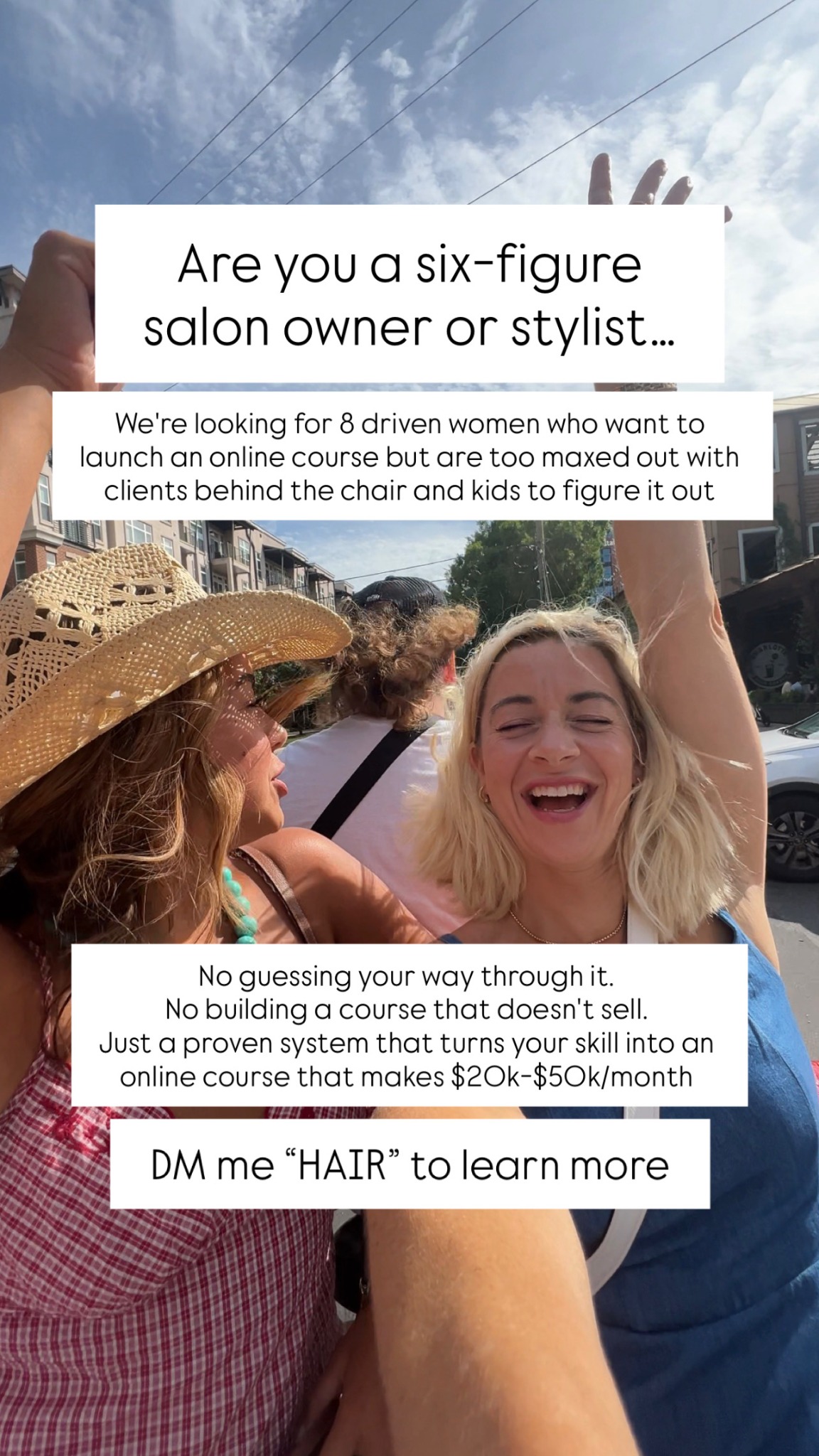 Jess & Morgan Business Coaching Facebook ad