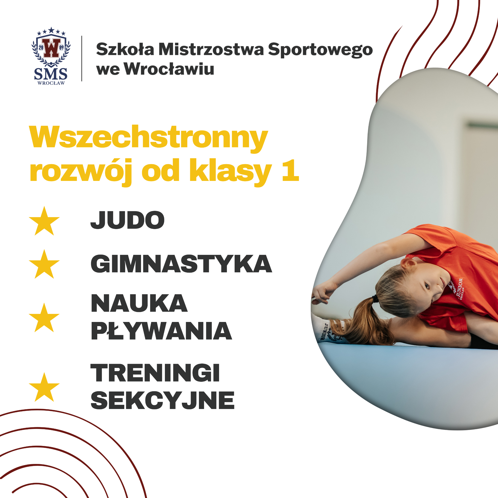 Szkoła Mistrzostwa Sportowego we Wrocławiu Facebook ad: Wybierz dla dziecka szkołę, która zapewni mu szansę…
