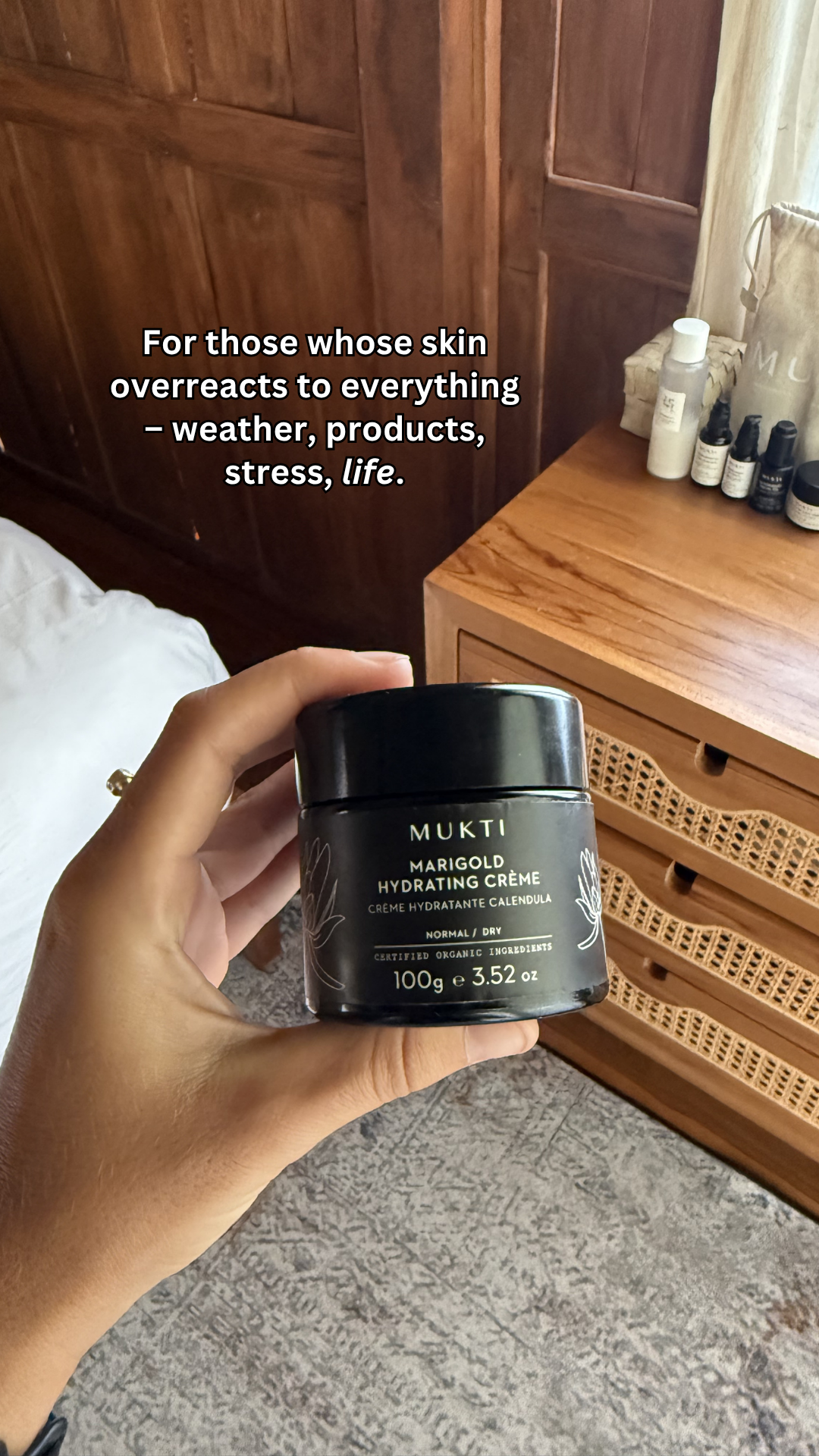 Mukti Organics Facebook ad