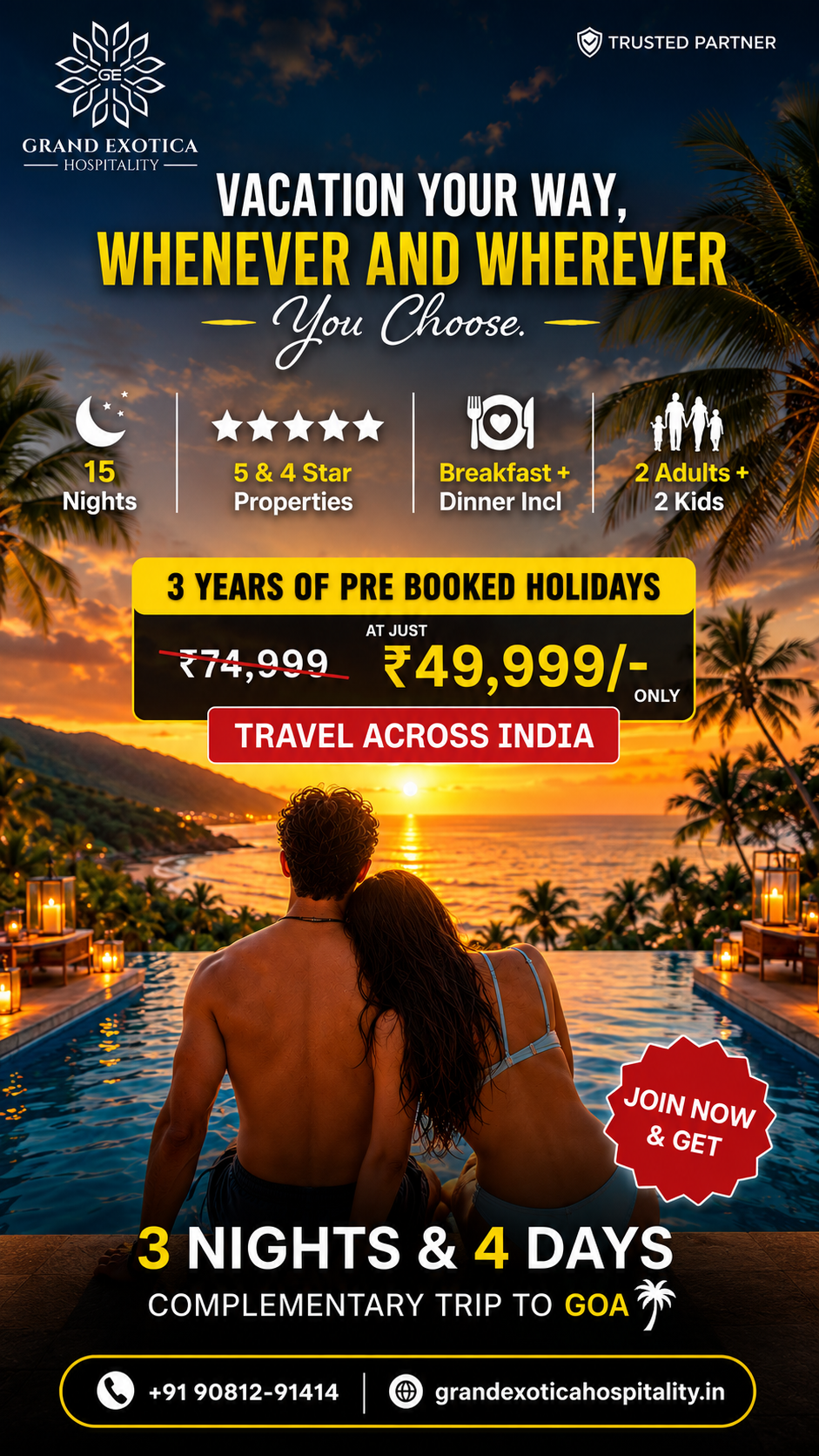 Grand Exotica Hospitality Facebook ad