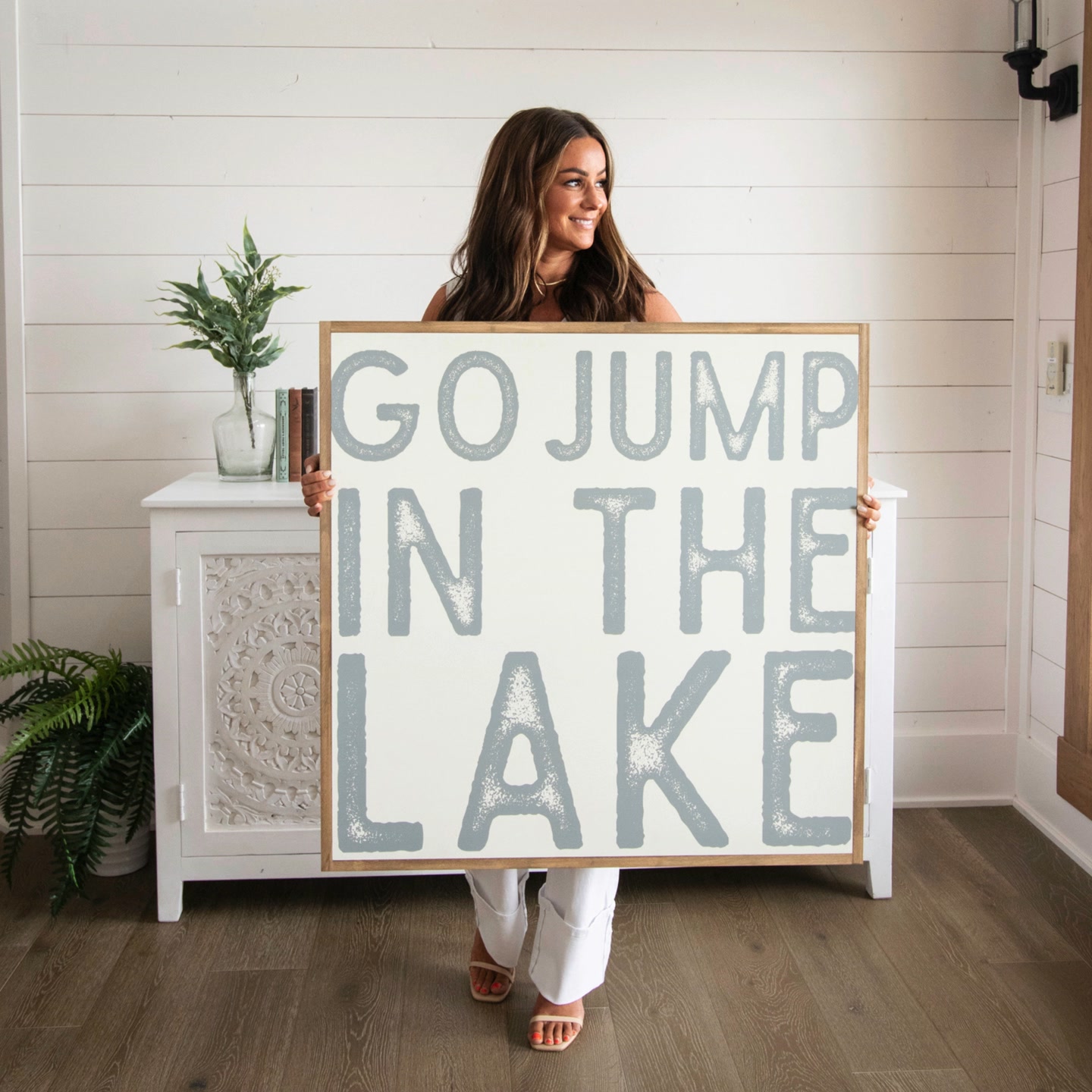 Joyfully Said Facebook ad: Lake-Inspired Art: 20% Off