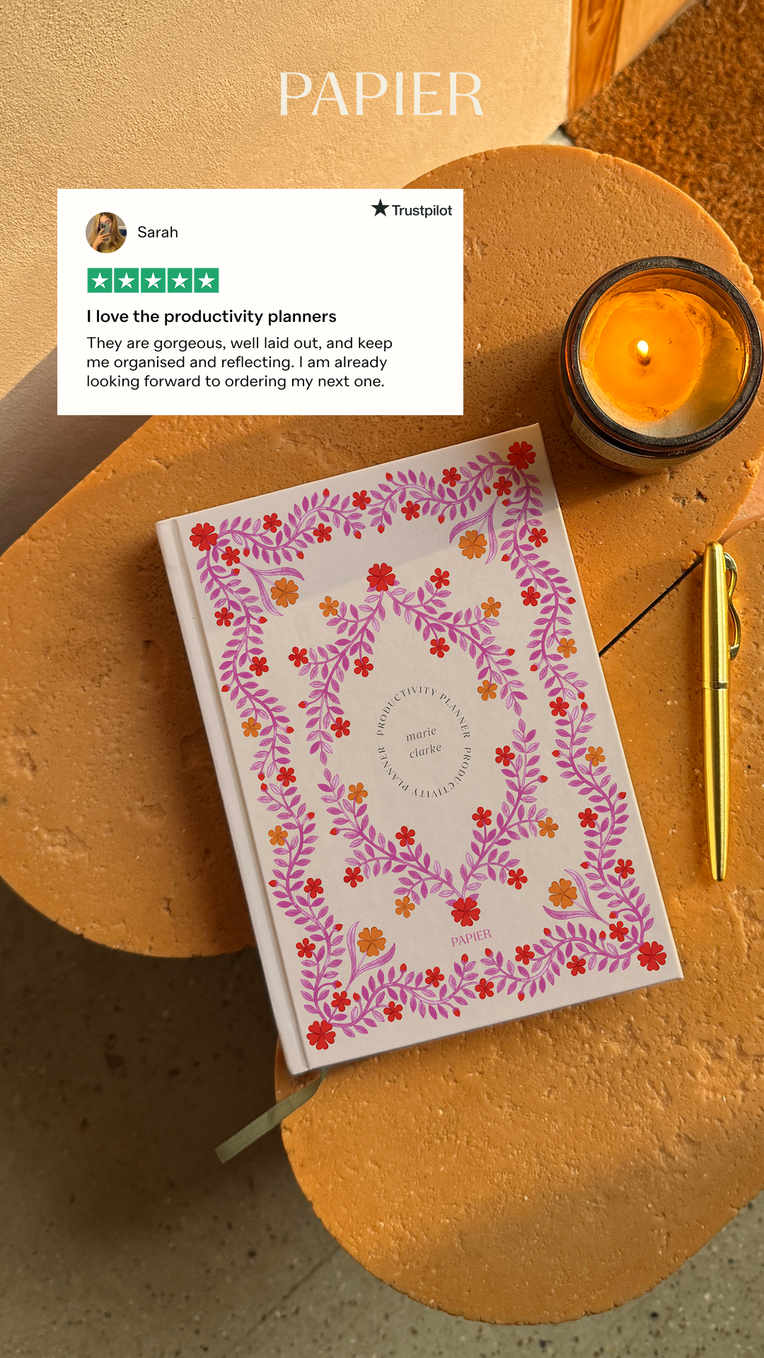 Papier Facebook ad