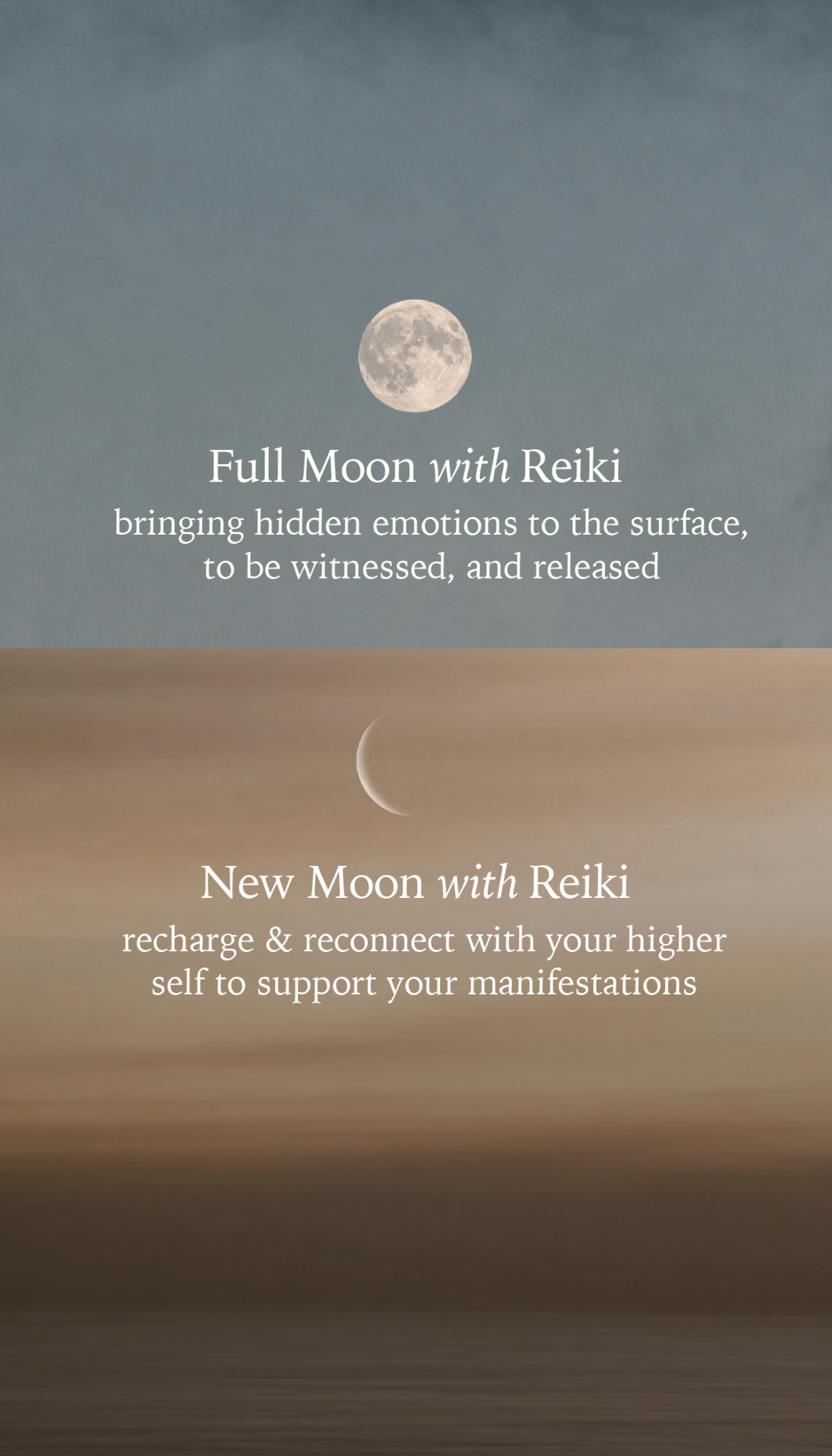 Body Wisdom Facebook ad: Heal with the Moon Cycle