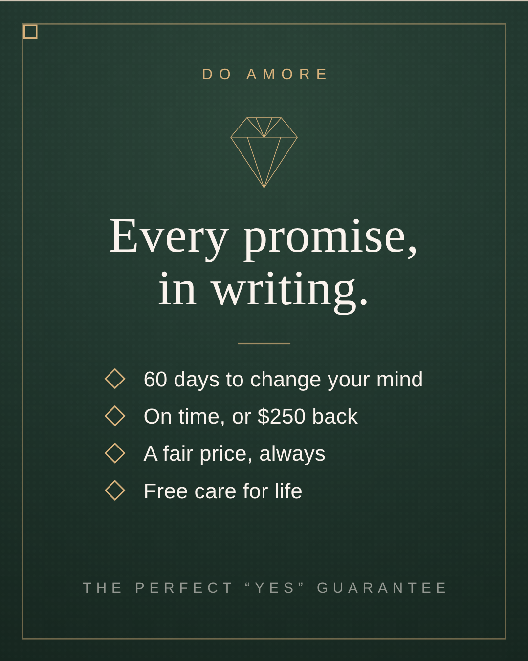 Do Amore Facebook ad