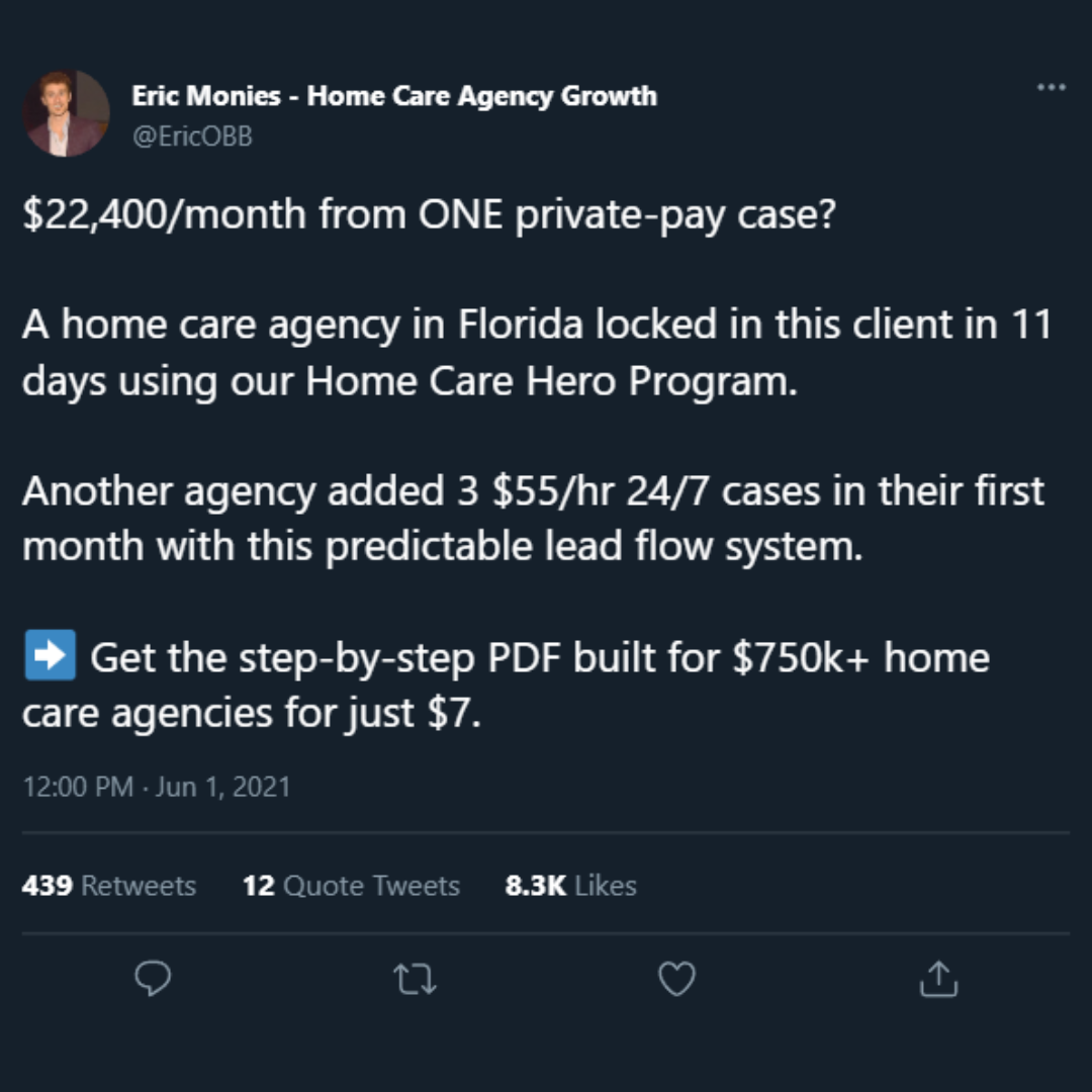 OBB - Home Care Growth Facebook ad
