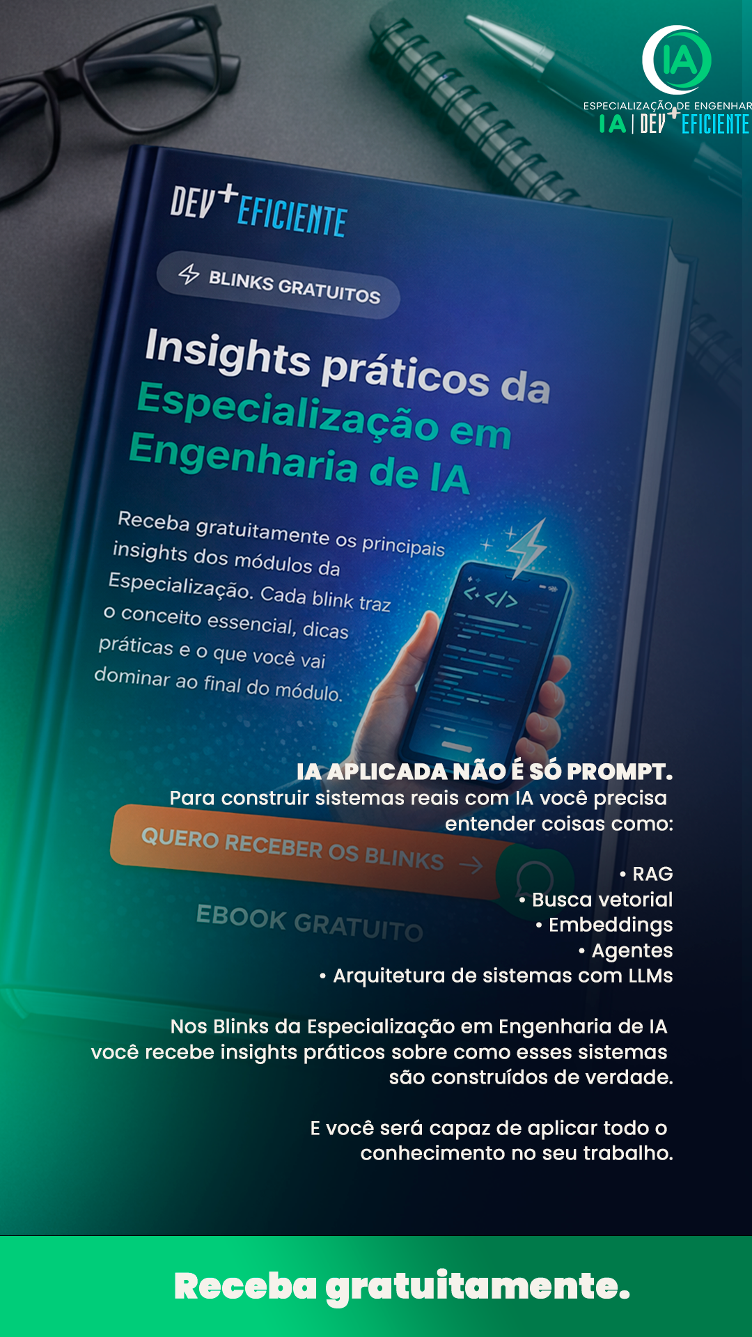 Dev Eficiente Facebook ad from Mar 12, 2026