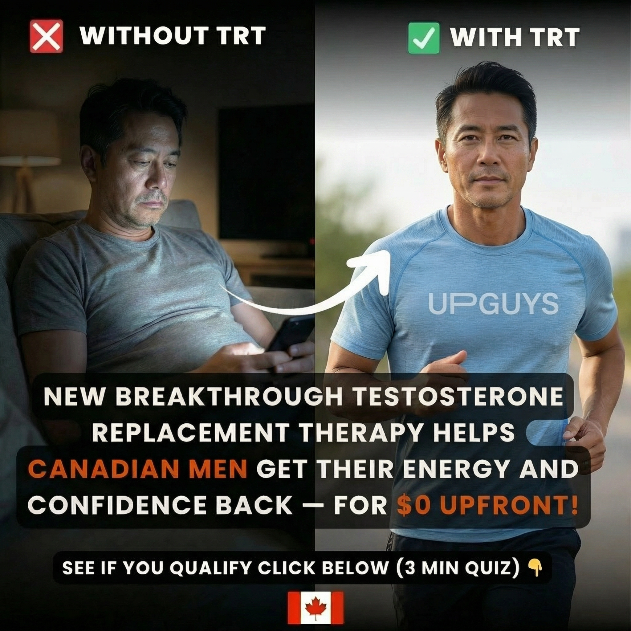 Upguyshealth Facebook ad