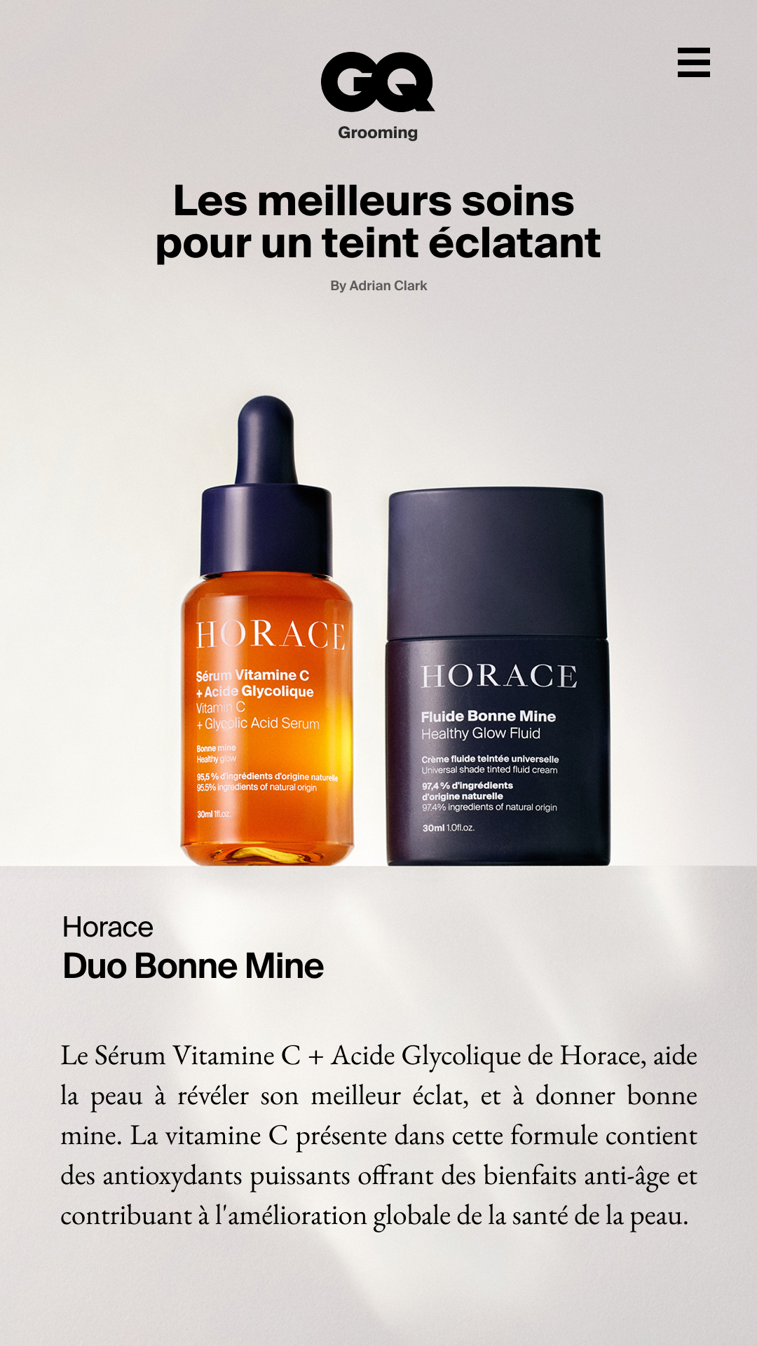 Horace Facebook ad