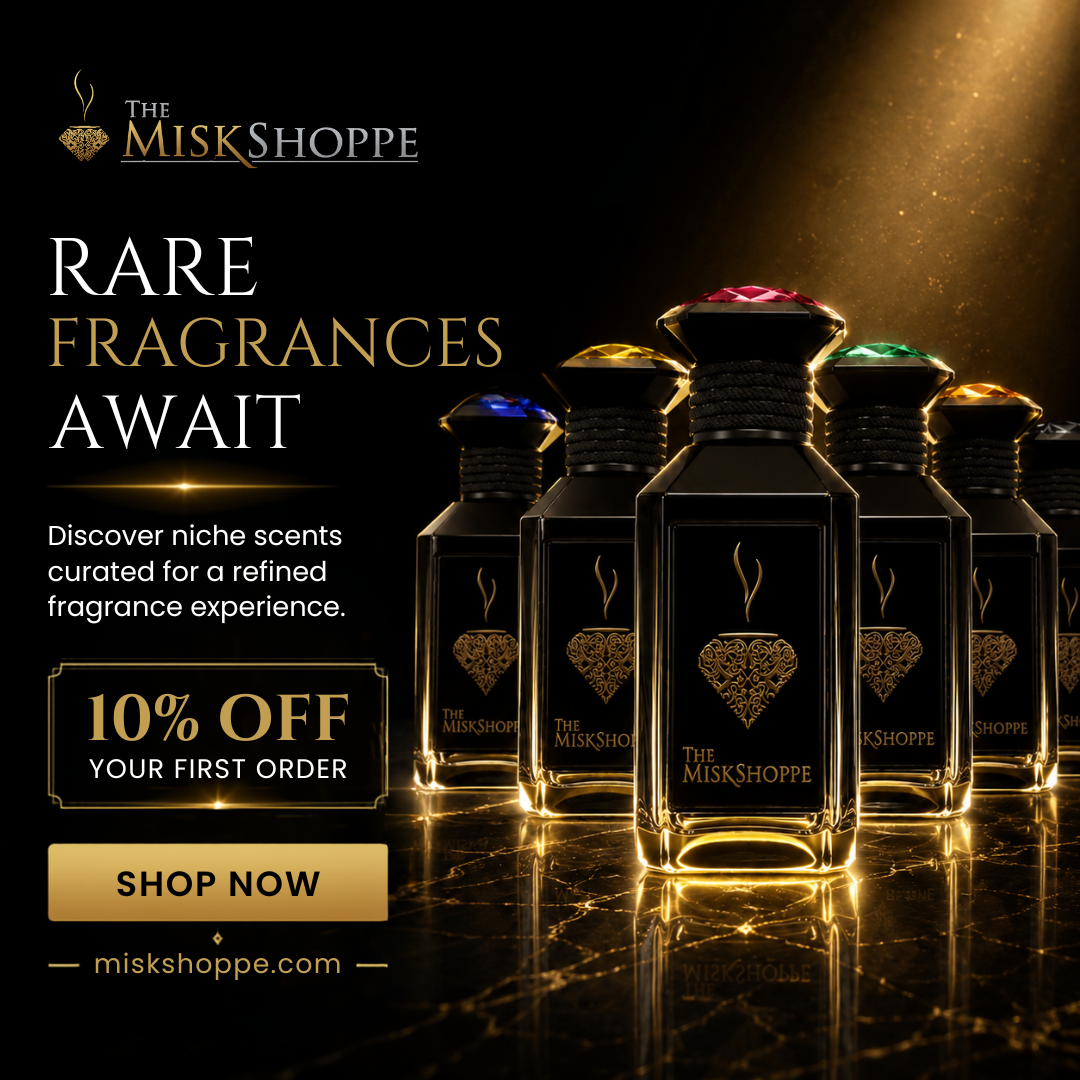 The Misk Shoppe Facebook ad: Find Your Signature Scent