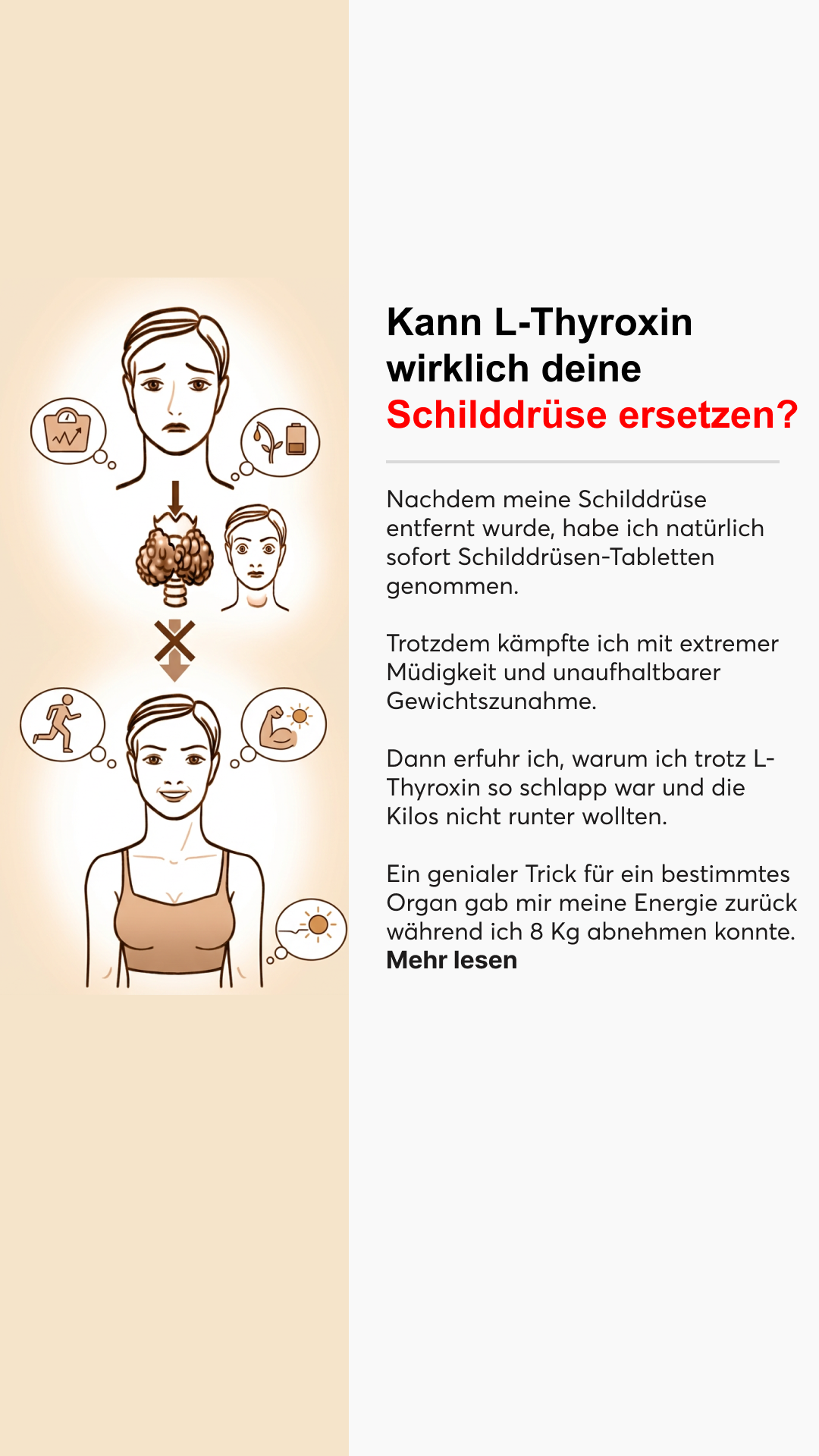Mission Schilddrüse Facebook ad