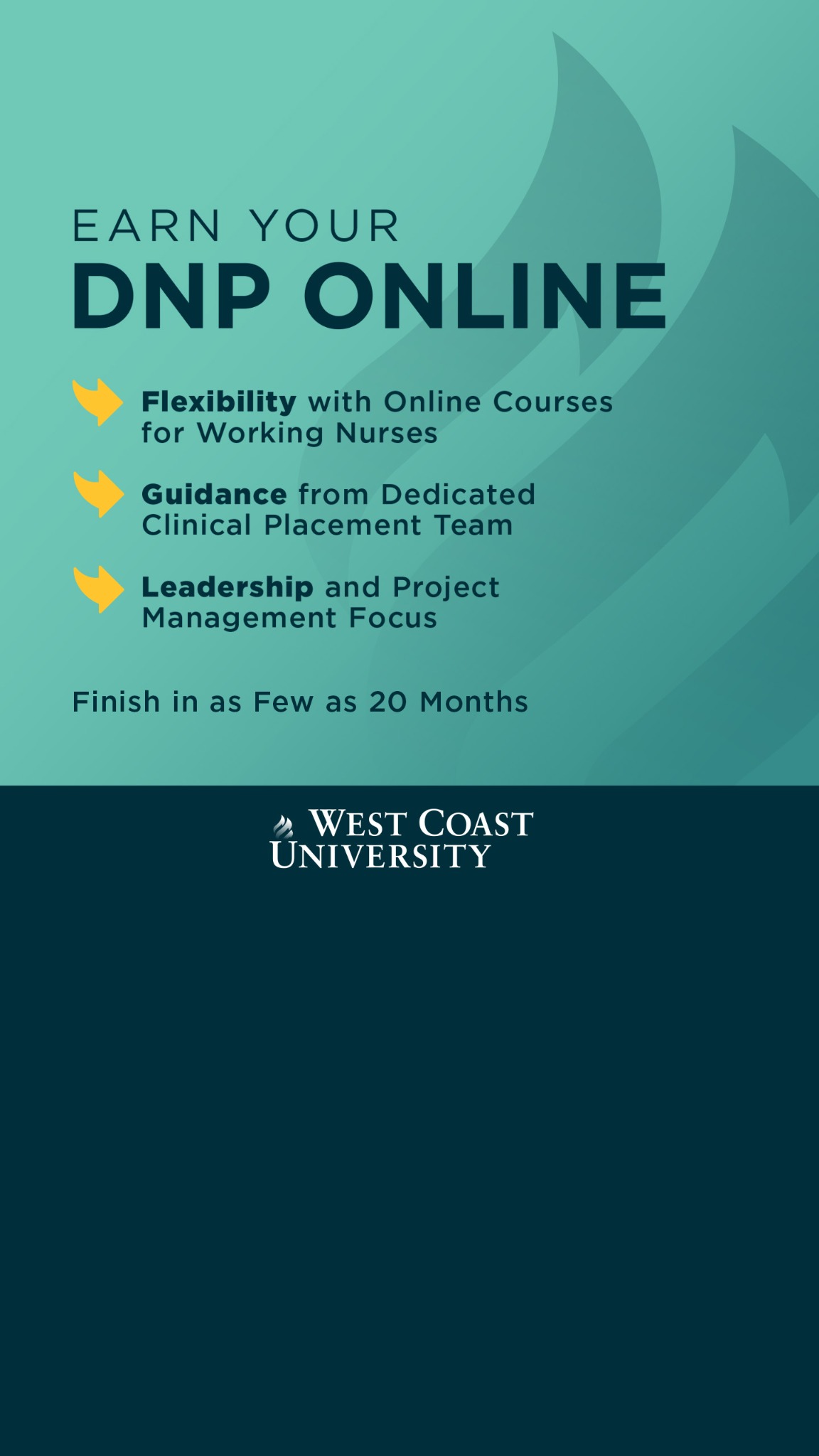 West Coast University Facebook ad