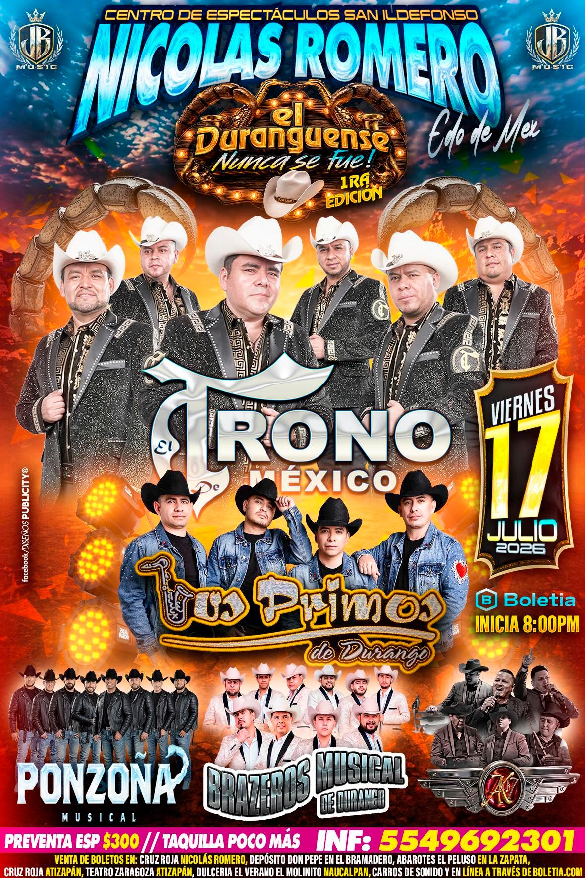 JB Music Facebook ad: ¡El Duranguense Nunca Se Fue!
