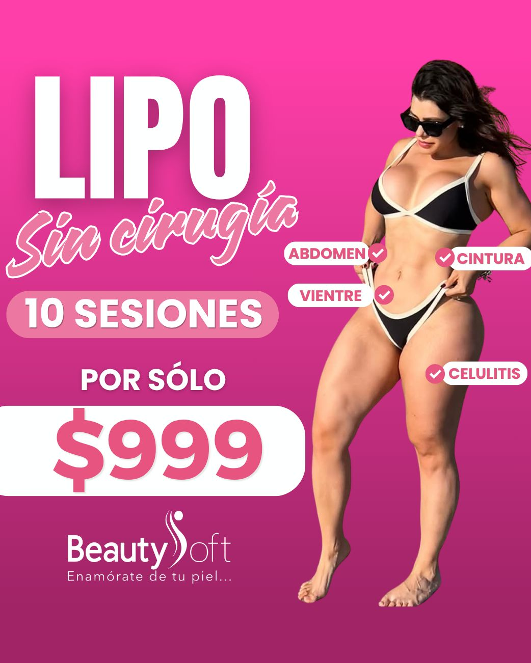 Beautysoft León - Depilación Laser Cavitación Celulitis Faciales Facebook ad from Jun 6, 2026