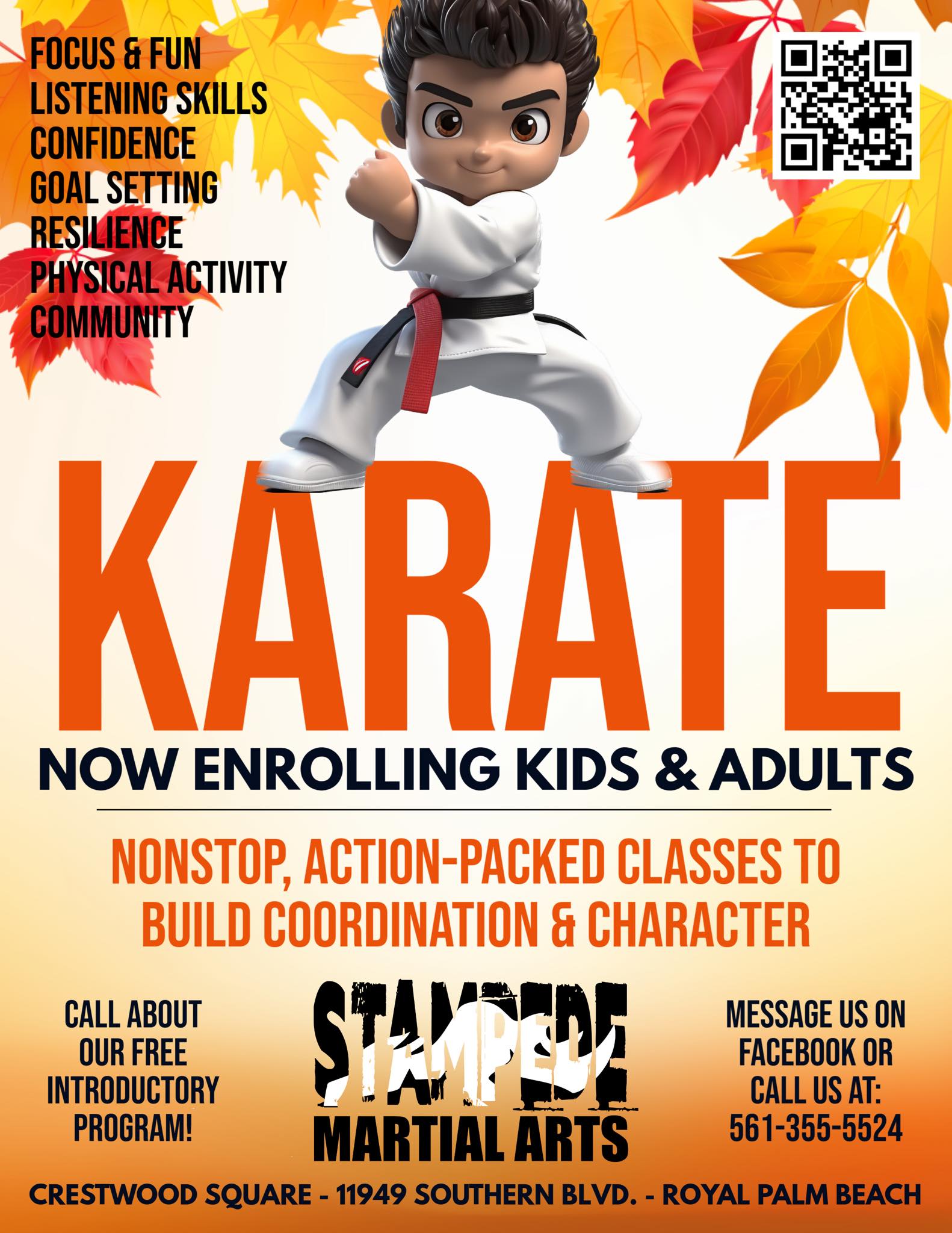 Stampede Martial Arts Facebook ad
