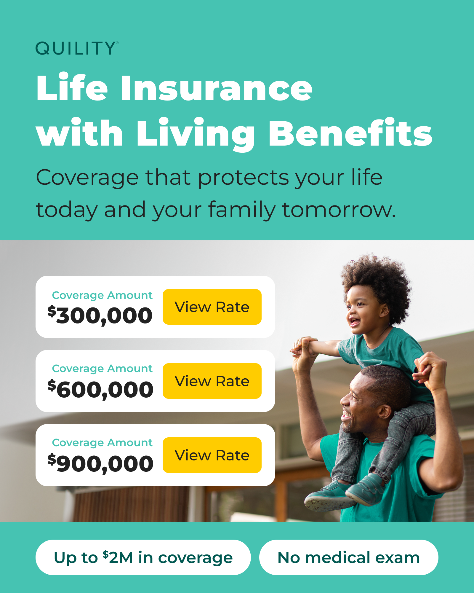 Quility Insurance Facebook ad