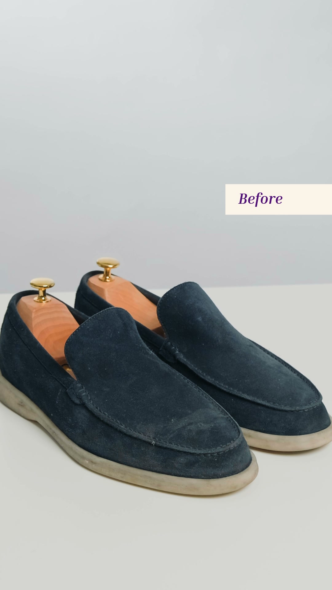 The Finery Garment Care Facebook ad: At The Finery, your designer shoes and bags…