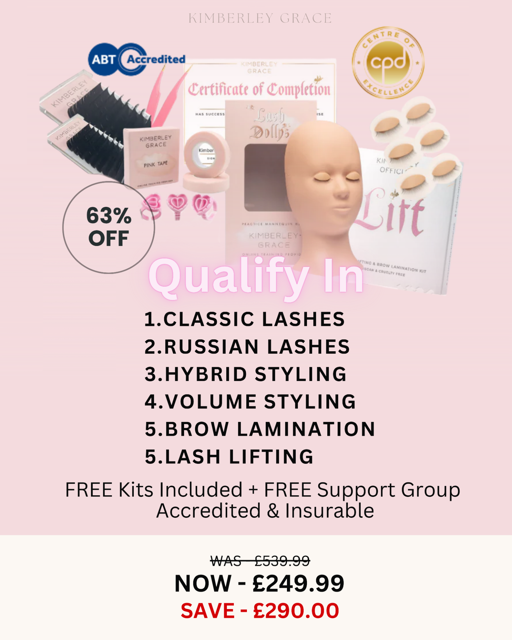 Kimberley Grace Ltd Facebook ad