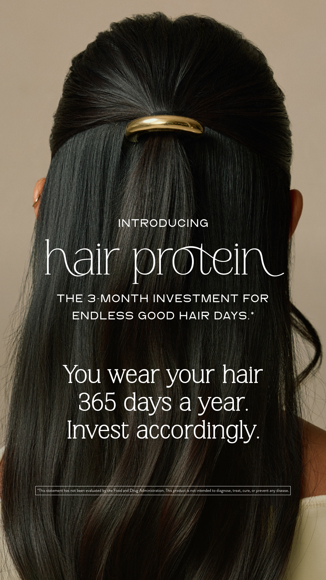 Arrae Facebook ad: Just Launched: arrae Hair Protein