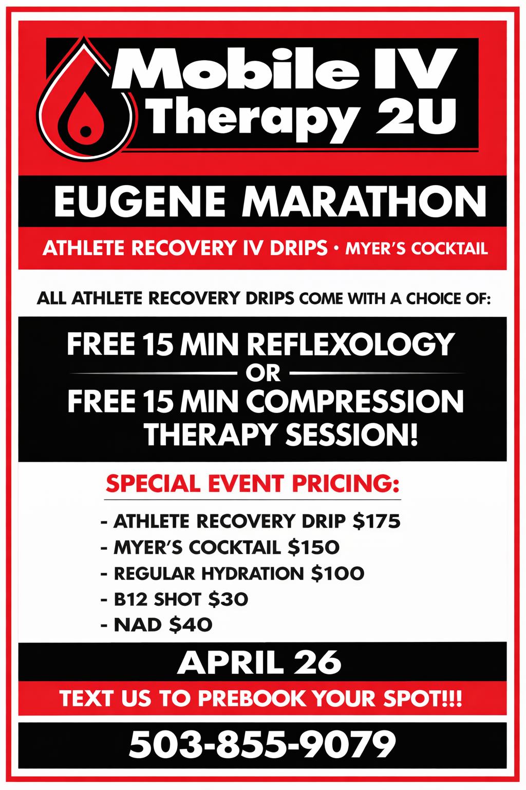 Mobile IV Therapy 2U Facebook ad