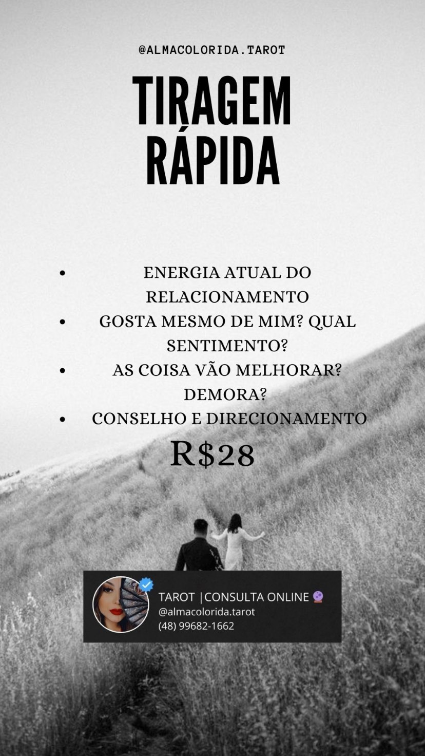 Alma colorida tarot Facebook ad