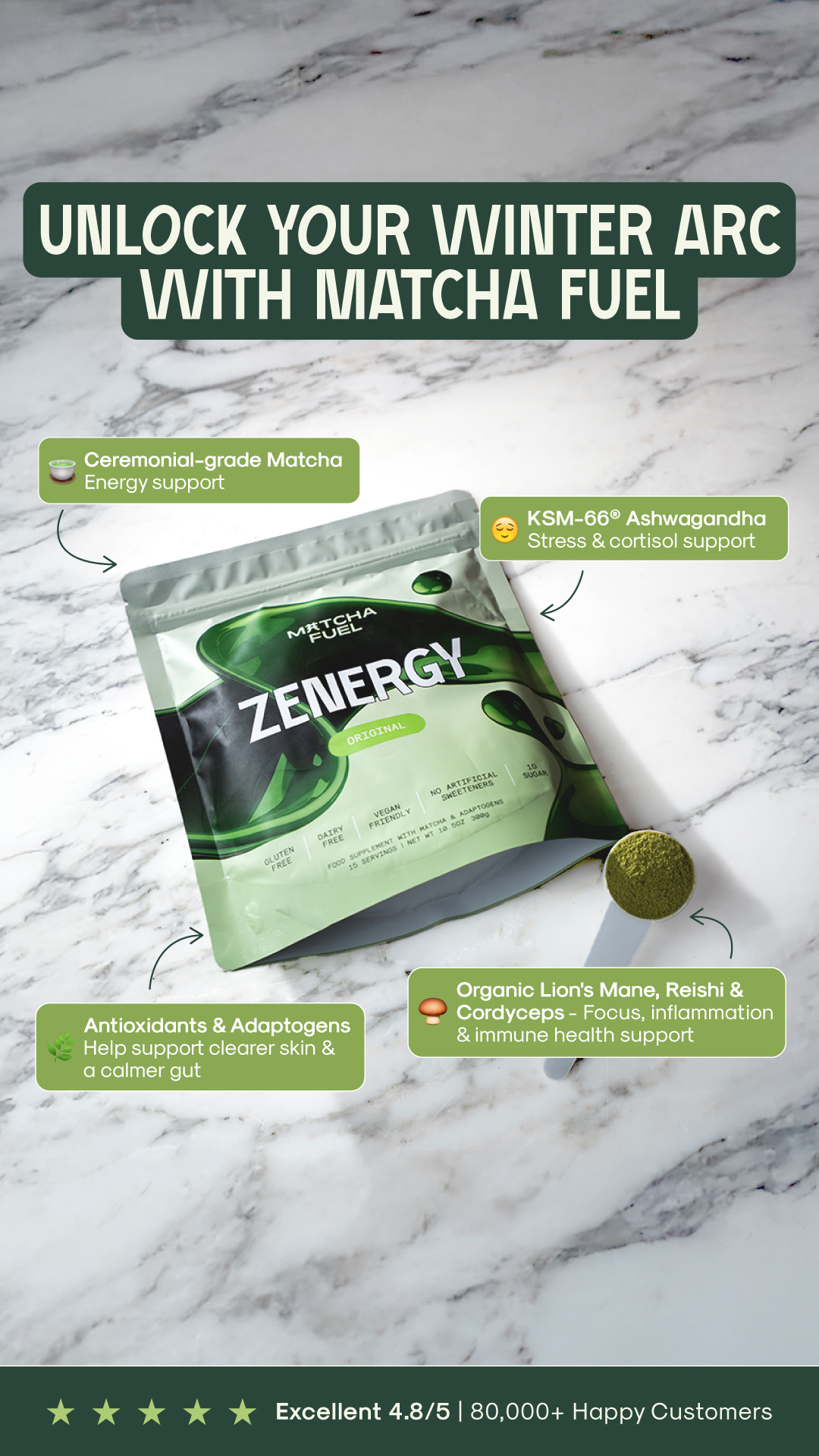 Matcha Fuel Facebook ad