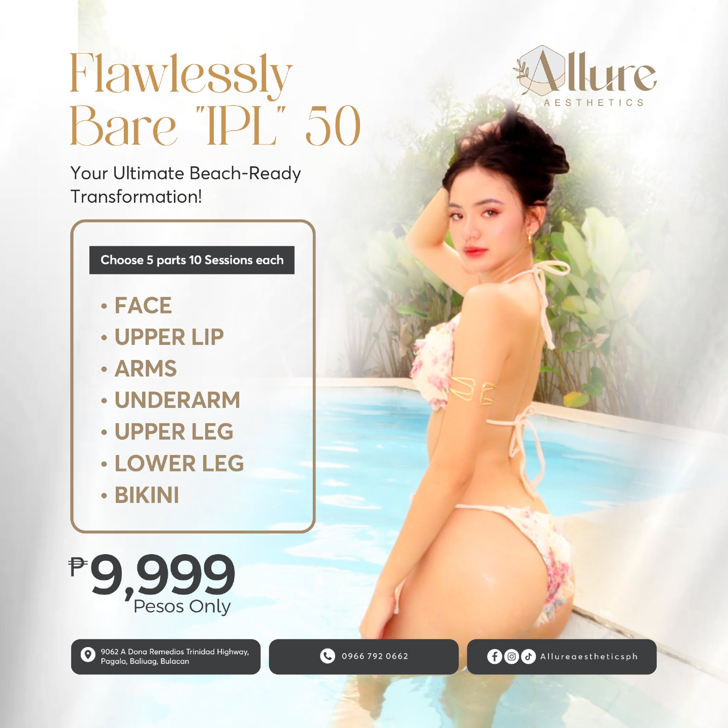 Allure Aesthetics Facebook ad