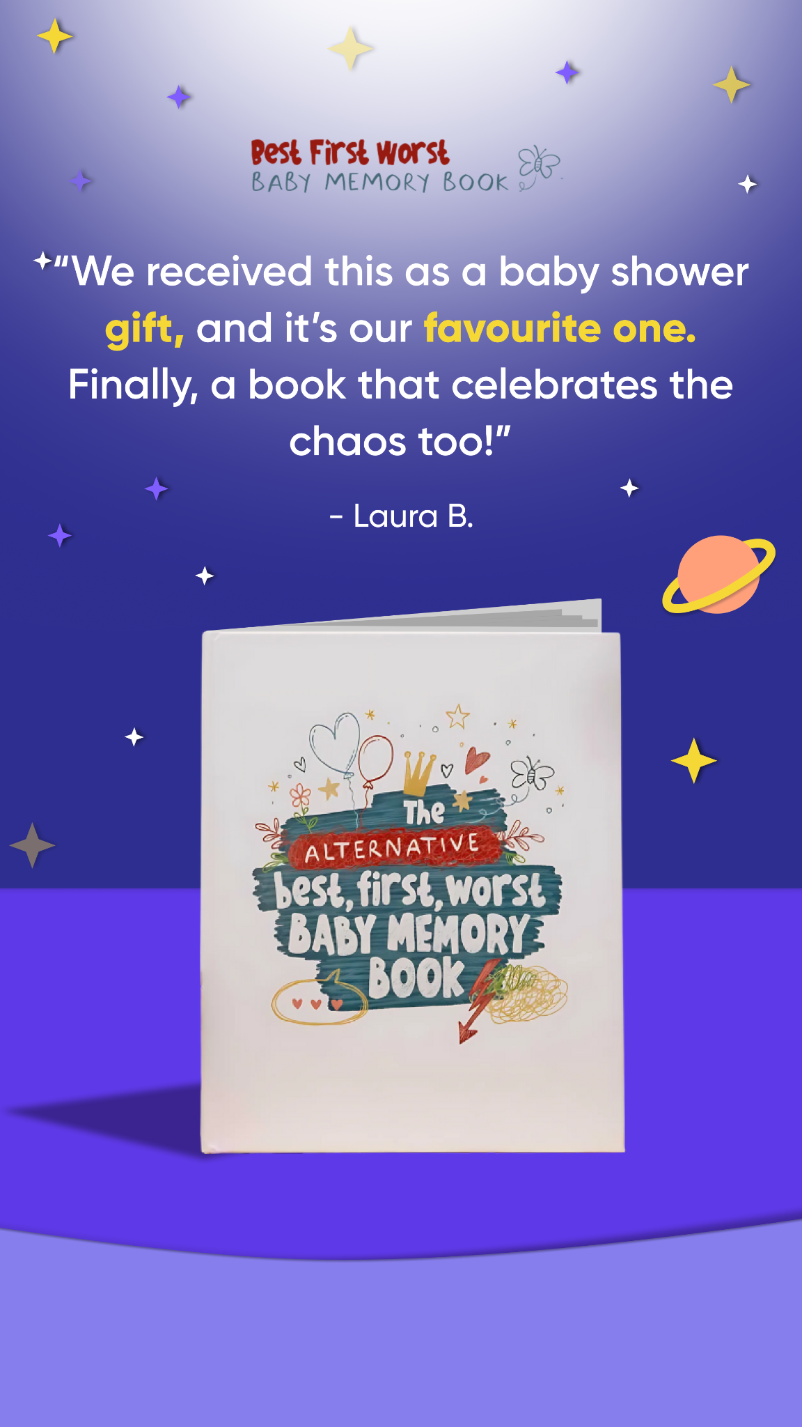 Best First Worst Baby Book Facebook ad from Sep 2, 2025